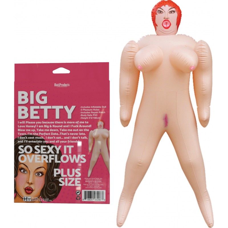 Big Betty Inflatable Love Doll for Adult Entertainment Fun Bachelor & Bachelorette Items