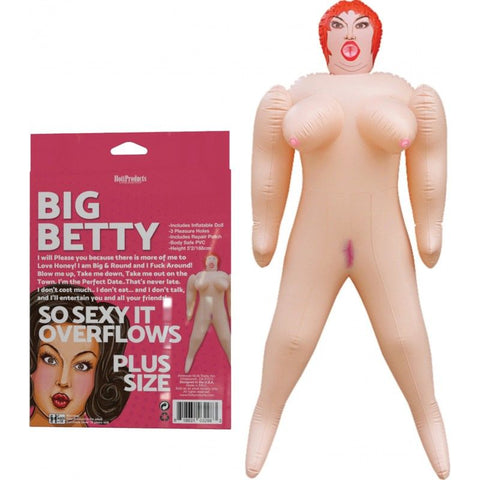 Big Betty Inflatable Love Doll for Adult Entertainment Fun Bachelor & Bachelorette Items