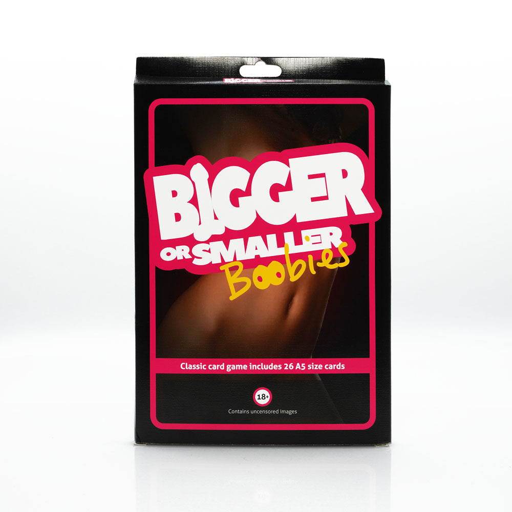Bigger or Smaller Boobs - Card Game for Adults Gag Gifts & Novelties