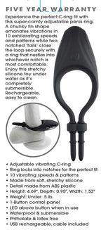 Zero Tolerance Perfect Fit USB Rechargeable Vibrating Penis Ring > Cock Ring > Vibrating