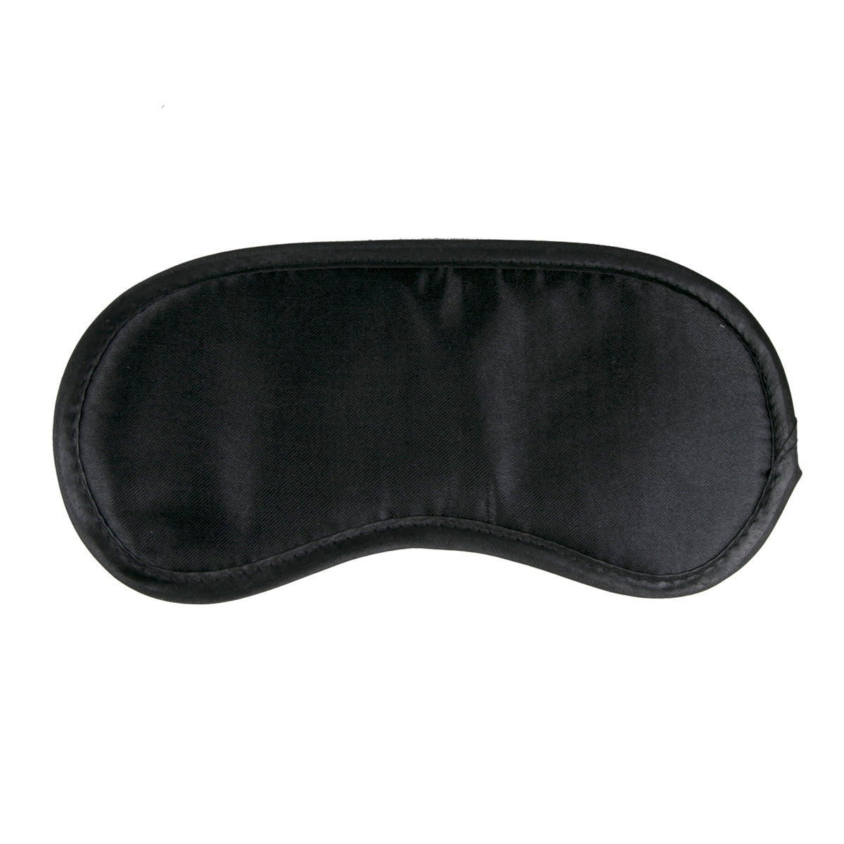 Black Satin Eye Mask – Smooth Sensory Deprivation Blindfold Accessory > Bondage Gear > Blindfolds