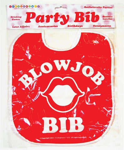 Blow Job Bib Novelty Item Fun Accessory for Parties and Events Bachelor & Bachelorette Items