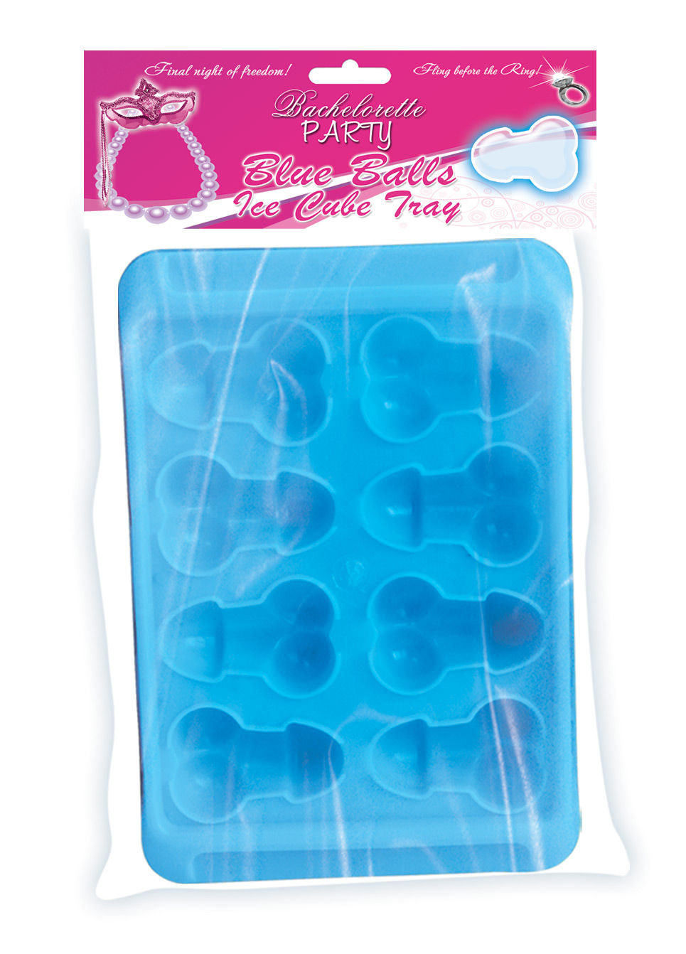 Blue Balls Penis Shaped Ice Cube Tray > Novelties > Bachelor & Bachelorette Items Main image