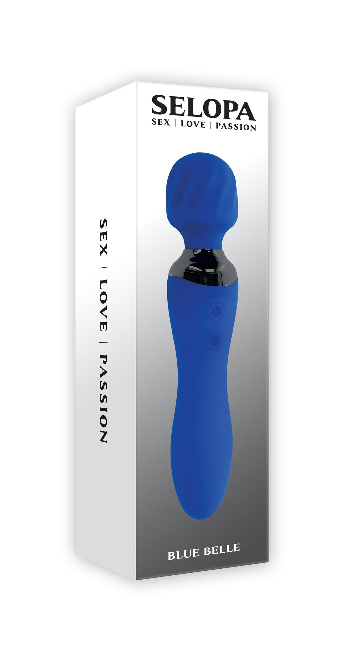 Blue Belle Double-Ended Vibrator with 7 Speeds Rechargeable > Sex Toys > Mini Massagers