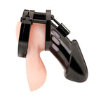 Blue Line AcrylicCock Cage Chastity Device Black > Bondage Gear > Male Chastity