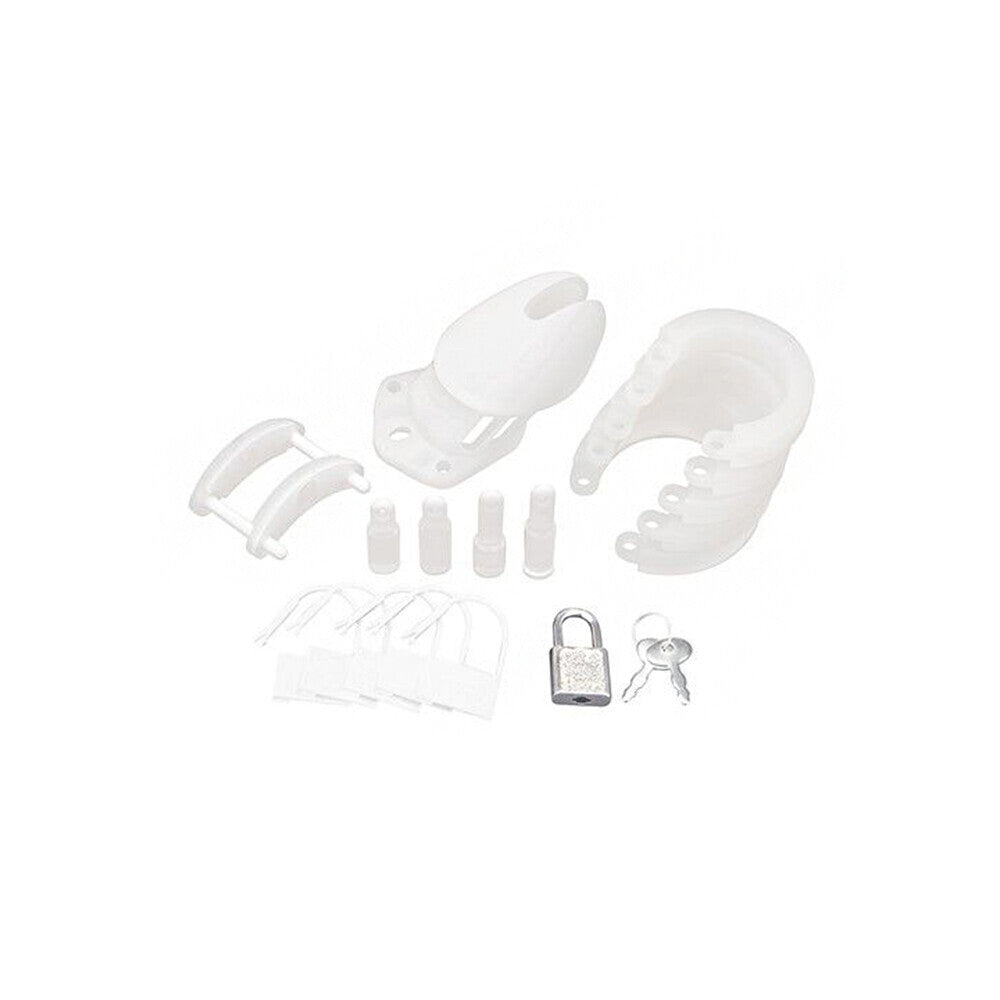 Blue Line Silicone Chastity Cage – Comfortable Flexible Silicone Chastity Device > Bondage Gear > Male Chastity