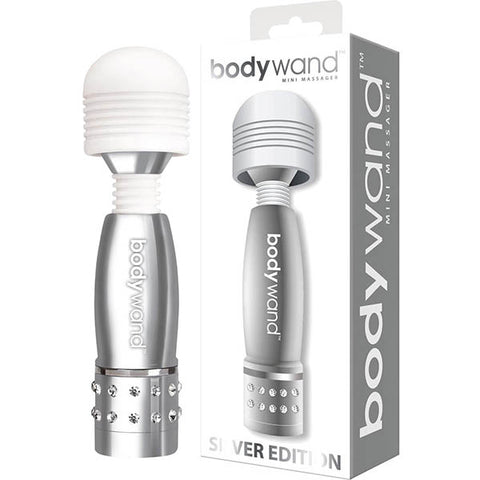 Bodywand Mini Massager – Silver, 10 cm Travel Size Electric Massager