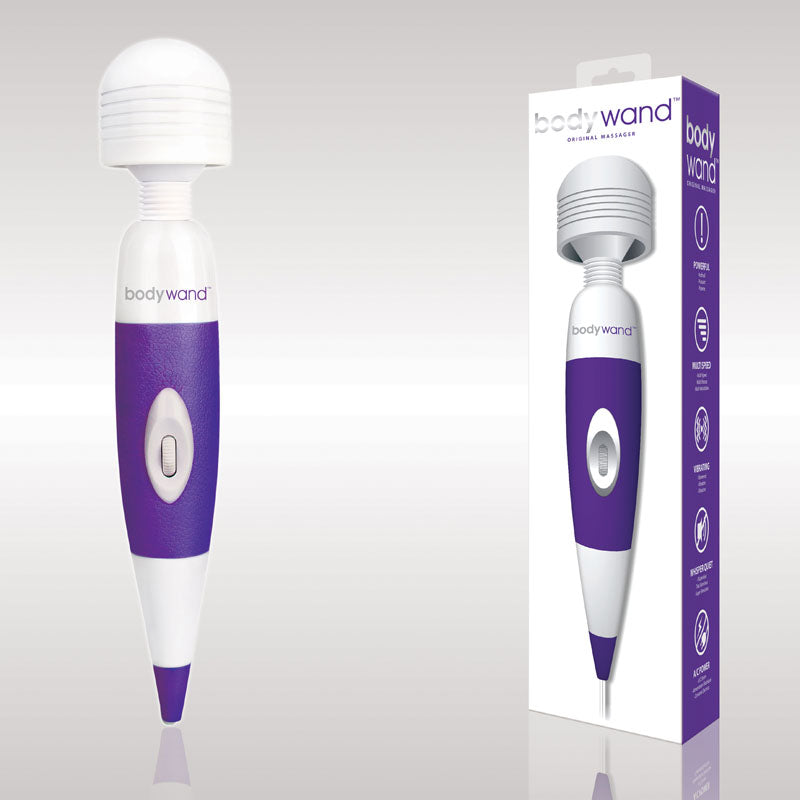 Bodywand Original Mains Powered Massage Wand for Deep Relaxation Purple Electric Massager
