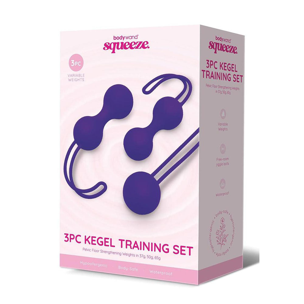 Bodywand Squeeze 3 Piece Weighted Kegel Training Set > Sex Toys For Ladies > Kegel Exercise Main image