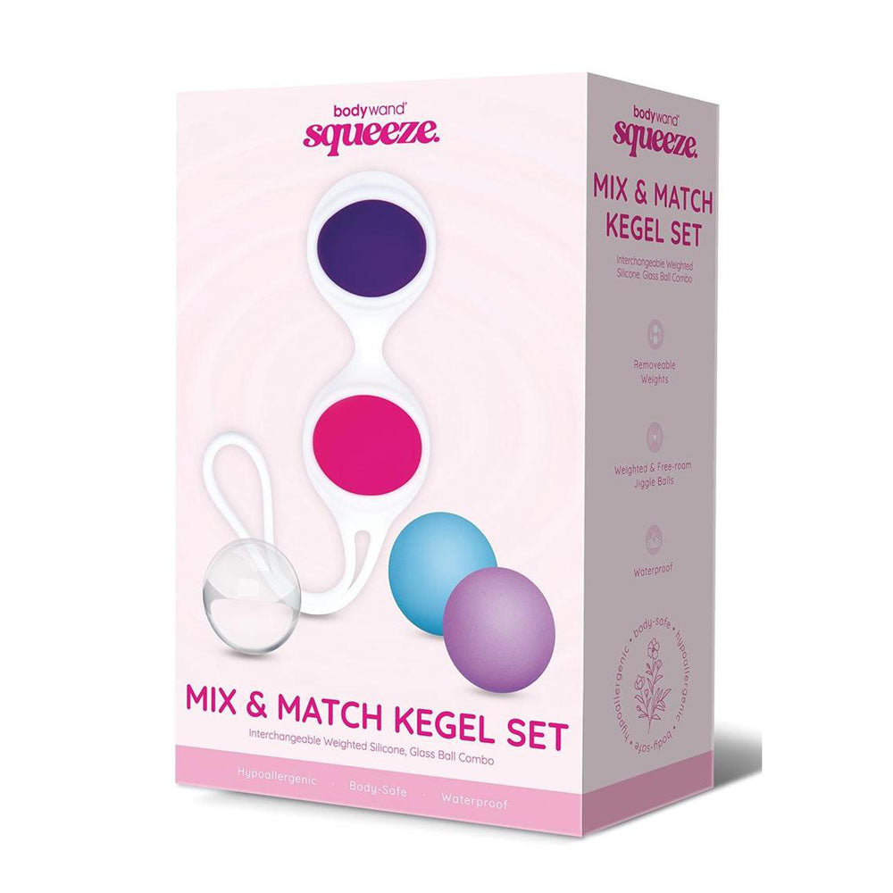 Bodywand Squeeze Mix and Match Kegel Set Weighted Kegel Balls Set > Sex Toys For Ladies > Kegel Exercise Main image