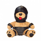 Bondage Bear Gary Gag Ball Plush Teddy Design Adjustable Gag Ball Accessory > Novelties > Gag Gifts