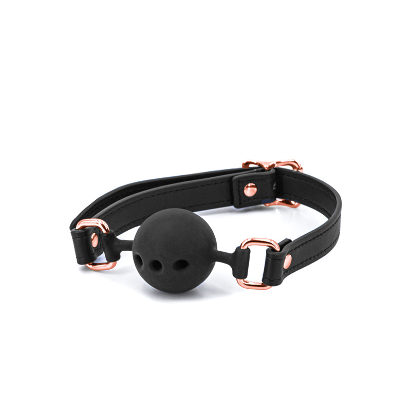 Bondage Couture Ball Gag Black Mouth Restraint Gags