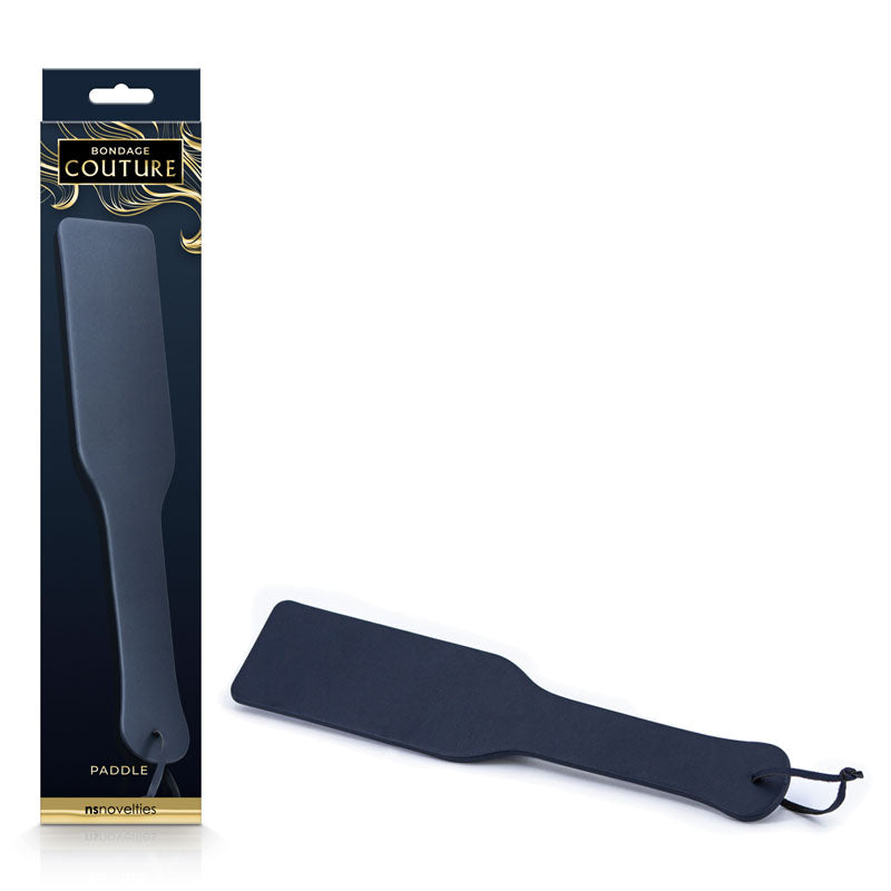 Bondage Couture Paddle 30.7cm Stylish PU Leather Accessory Blue Whips & Paddles