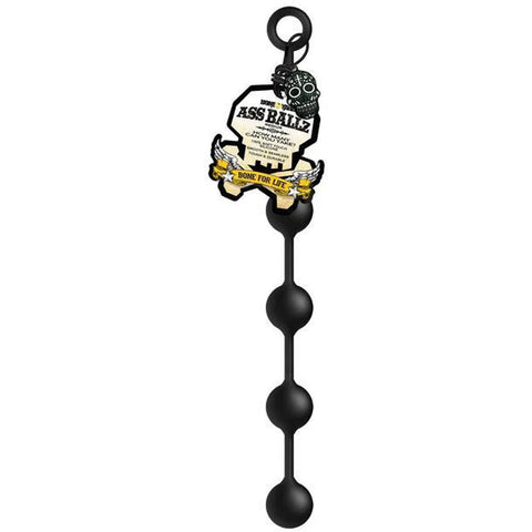 Boneyard Ass Ballz Medium Black > Anal Range > Anal Beads