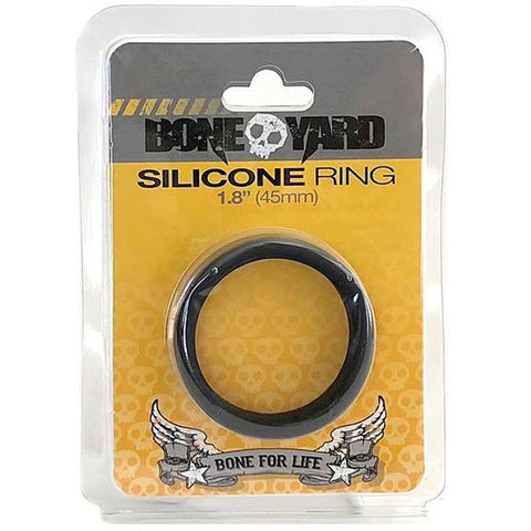Boneyard Silicone Ring 45mm in Black - Comfortable and Durable COCK RINGS