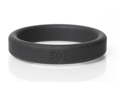 Boneyard Silicone Ring 50mm Black Adult Toy for Comfort and Durability COCK RINGS