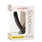 Boundless 4.5"/11.5cm Slim Probe in Black with Suction Cup Base > Dildos > Neutral Dildos