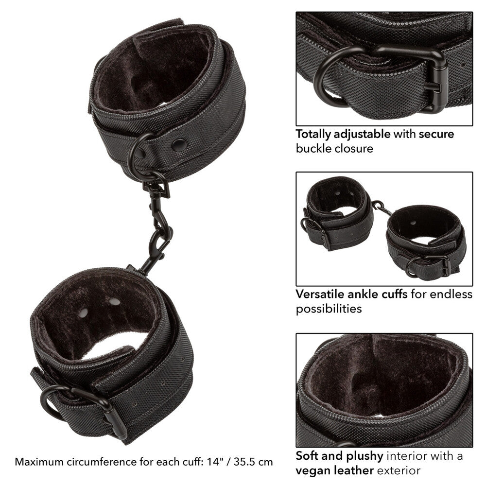 Boundless Ankle Cuffs – Luxury Faux Leather Restraint Cuffs > Bondage Gear > Restraints