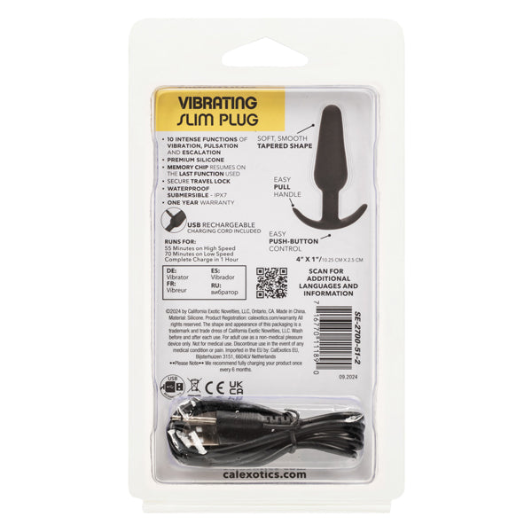 Boundless Vibrating Slim Plug - Premium Silicone with 10 Intense Functions Secondary image
