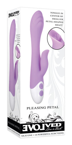Evolved PLEASING PETAL Lilac 19.7 cm Rabbit Vibrator > Vibrators > Ladies > Rabbit