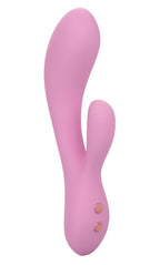 Contour Zoie Pink Flexible Dual Massager with 10 Vibration Functions and Silicone Design > Vibrators > Ladies > Rabbit