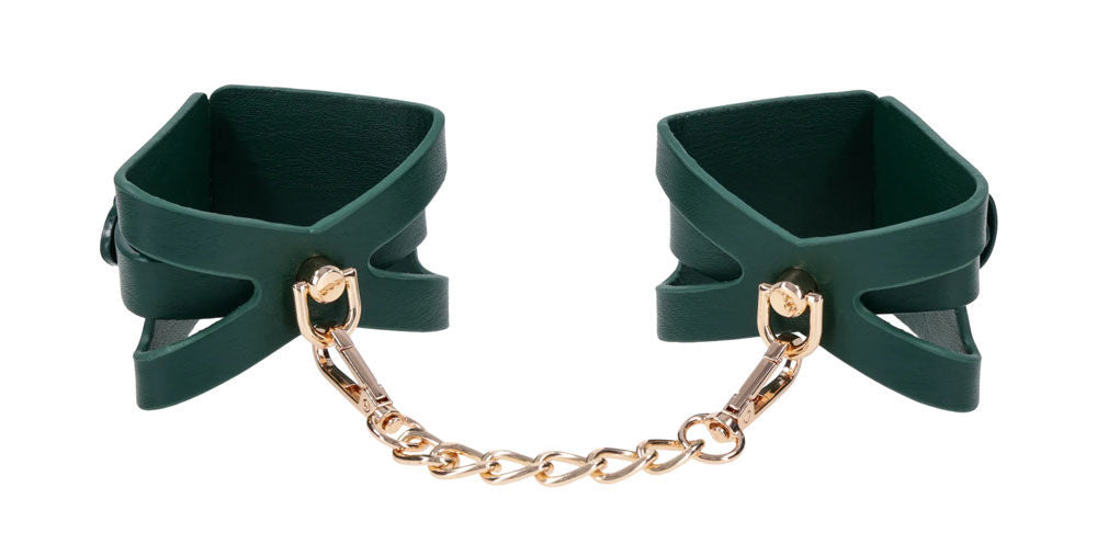 Indica Cutout Cuffs (Green) – Luxury Collar Secondary image