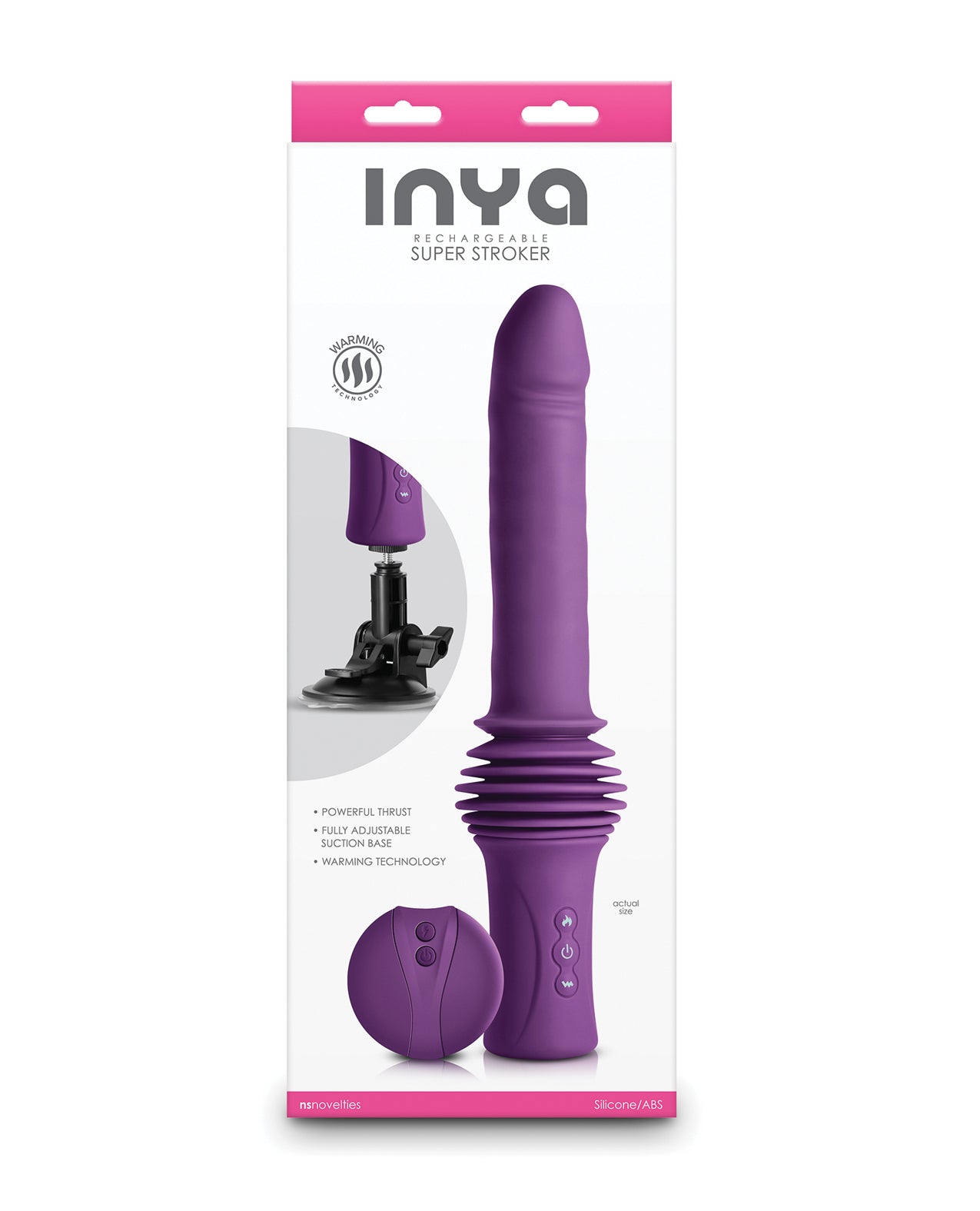 Inya Super Stroker 7 Inch thrusting Vibrator > Dildos > Thrusting Dildos