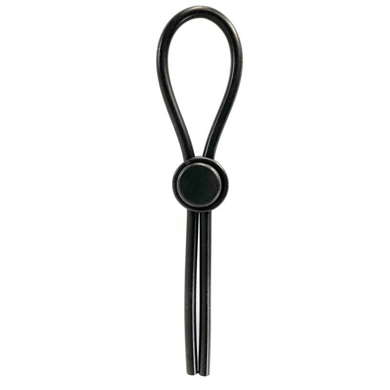 Buckd 4mm Adjustable Bead Cock Leash Black > Cock Ring > Adjustable