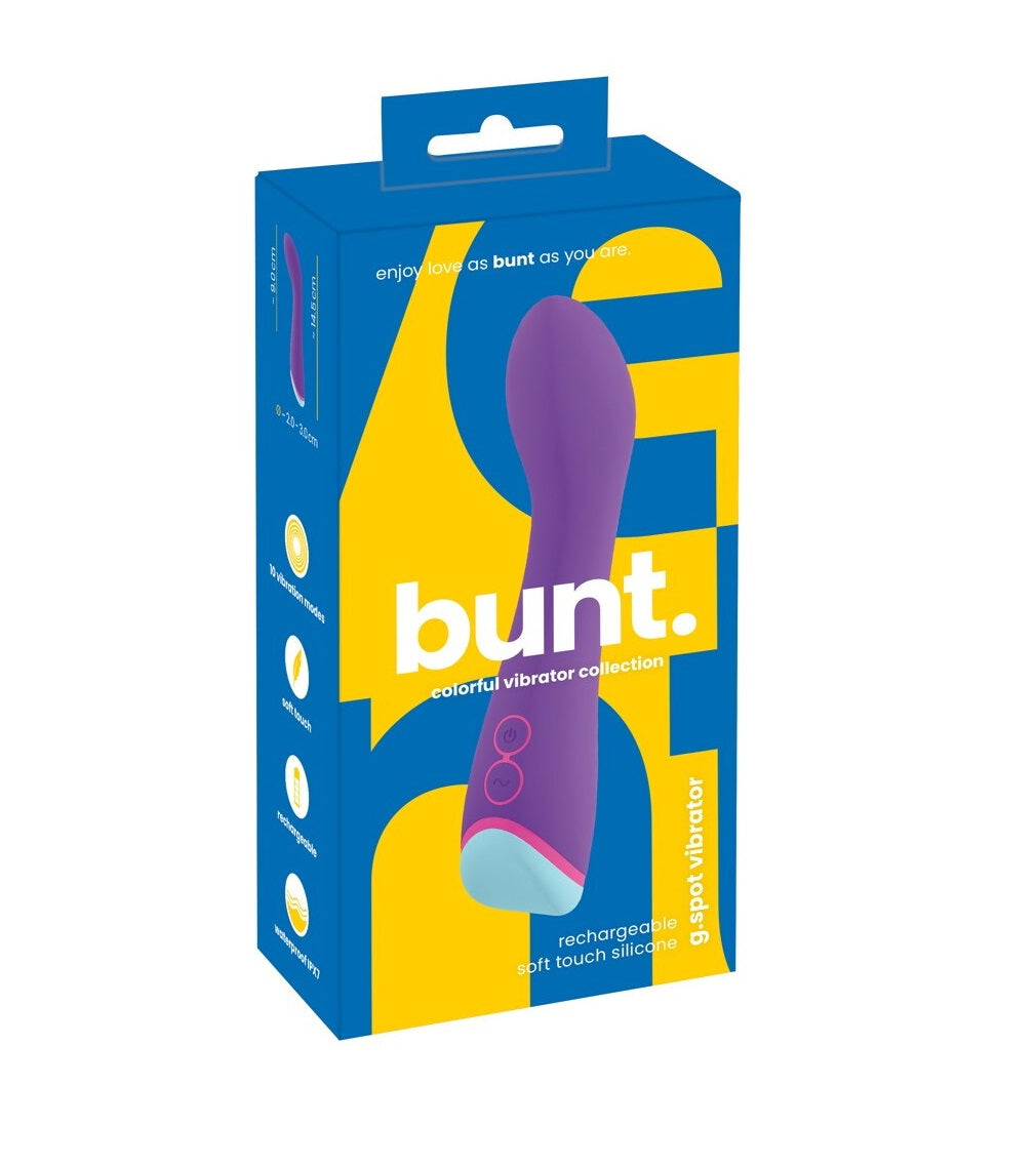 Bunt G-Spot Vibrator in Pink, 7 Inches, Flexible and Discreet > Sex Toys For Ladies > G-Spot Vibrators Main image