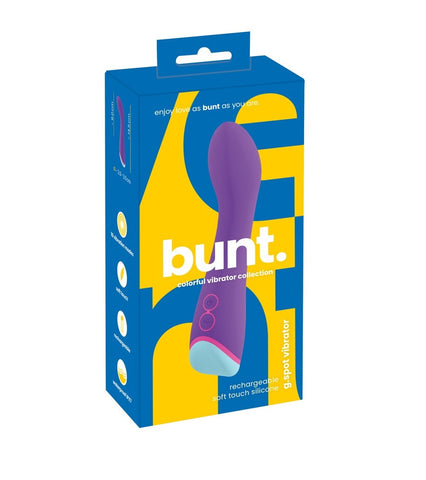 Bunt G-Spot Vibrator in Pink, 7 Inches, Flexible and Discreet Vibrators - G Spot