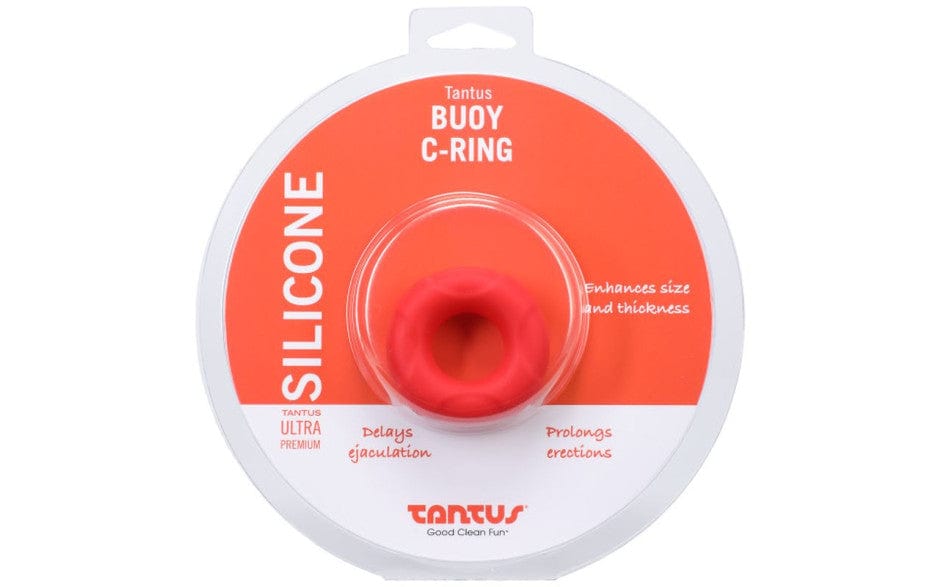 Buoy C-Ring Medium Crimson 2.2 Centimeter Inner Diameter COCK RINGS