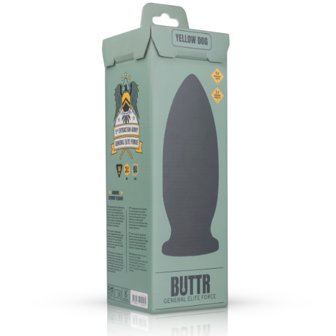 Buttr 'Yellow Dog' 10.5 Inch Butt Plug > Anal Range > Butt Plugs