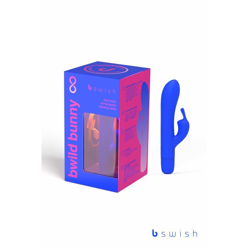 Bwild Bunny Classic Infinite Limited Edition Pacific Blue 8 Modes VIBRATORS-RABBIT