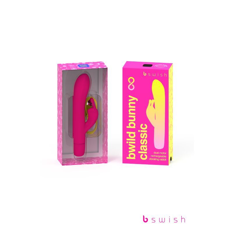 Bwild Bunny Classic Infinite Sunset Pink Rabbit Vibrator Secondary image