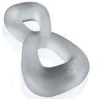 Boomerang Double-Ring Cockring & Nut-Tugger Clear > Cock Ring > Single