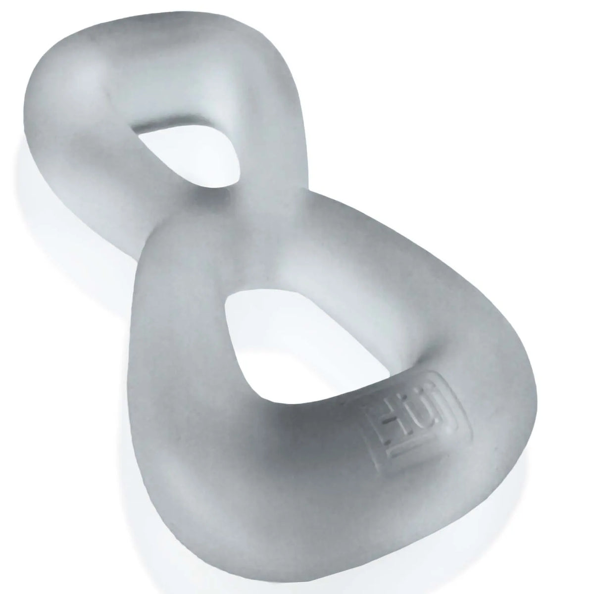 Boomerang Double-Ring Cockring & Nut-Tugger Clear > Cock Ring > Single