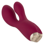 Uncorked Cabernet Dual Massager in Deep Wine Red with 10 Speeds and Silicone Vibrator > Vibrators > Ladies > Rabbit