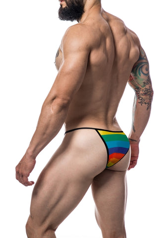 Cut For Men Briefkini Rainbow Bikini Underwear XL Size Default Title Mens G-Strings