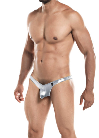 Cut For Men Pouch Enhancing Thong Silver Small Default Title Mens G-Strings