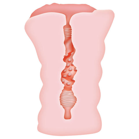 Adam & Eve Juicy Lucy – Self-Lubricating Vagina Stroker Strokers - Manual