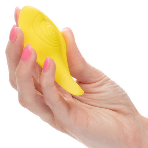 Neon Vibes The Secret Vibe Remote Controlled Yellow Silicone Vibrator > Vibrators > Finger Vibrators