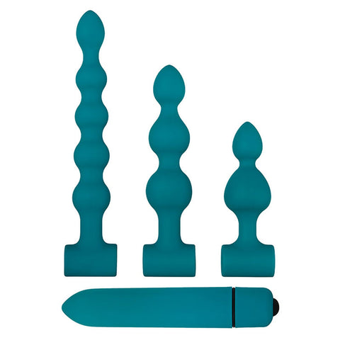 Adam & Eve Vibrating Bumpy Bead Set – Vibrating Anal Bead Set Beads