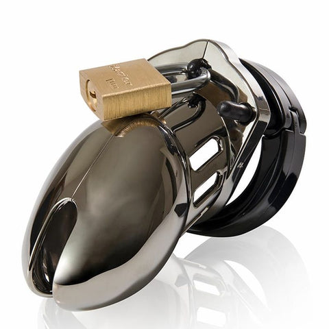 CB-X Chrome Cock Cage Male Chastity Device Comfortable Fit (duplicate) Cages