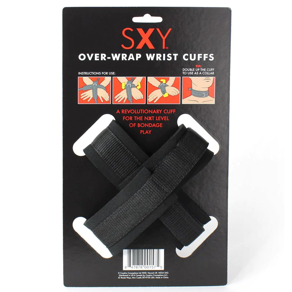Sxy Cuffs Deluxe Neoprene Cross Wrist Restraints Pair - Soft Secure Restraints > Bondage Gear > Restraints