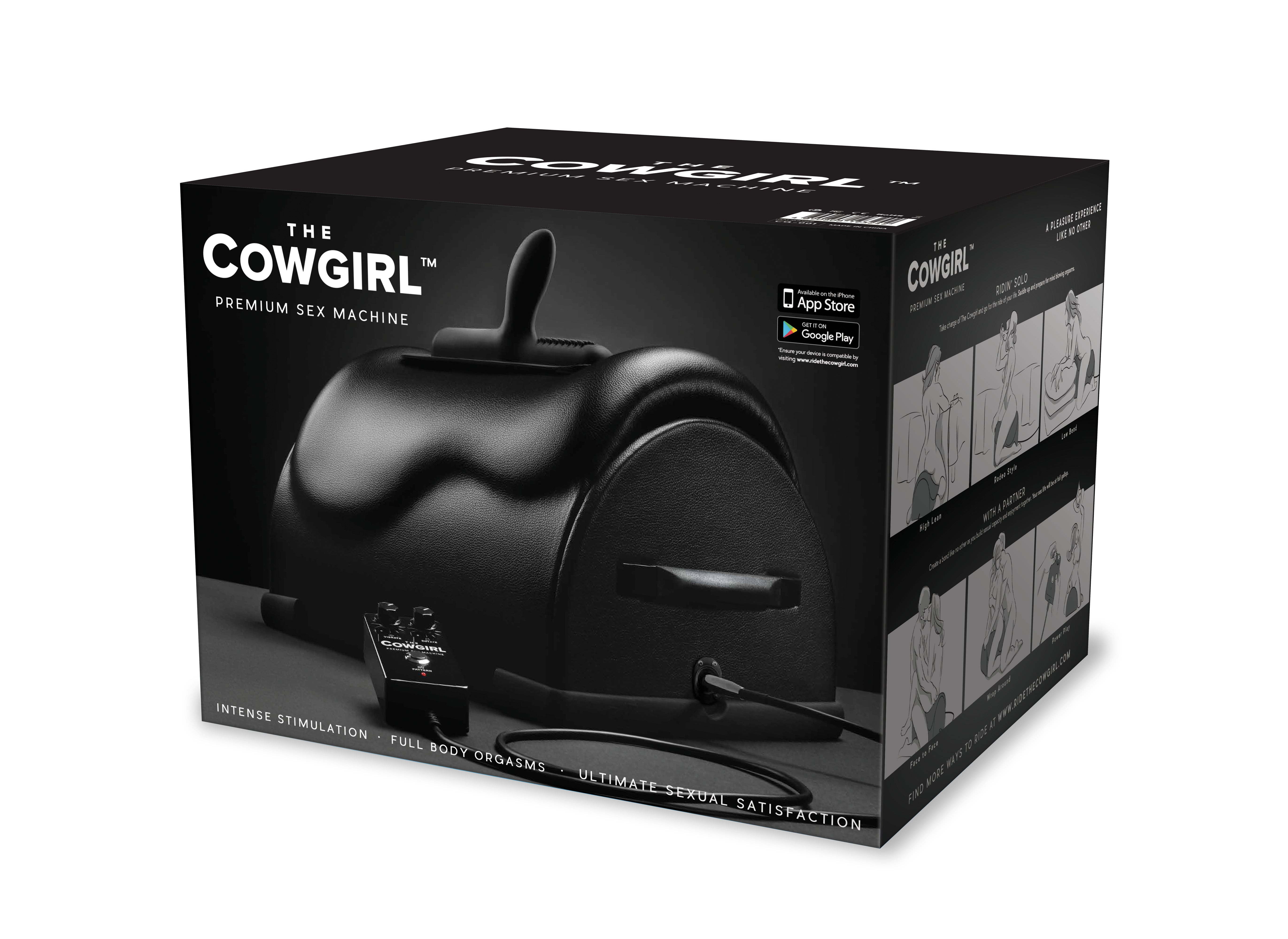 The Cowgirl Premium – Cushioned Powerful Sex Machine Vibrator Default Title Sex Machines