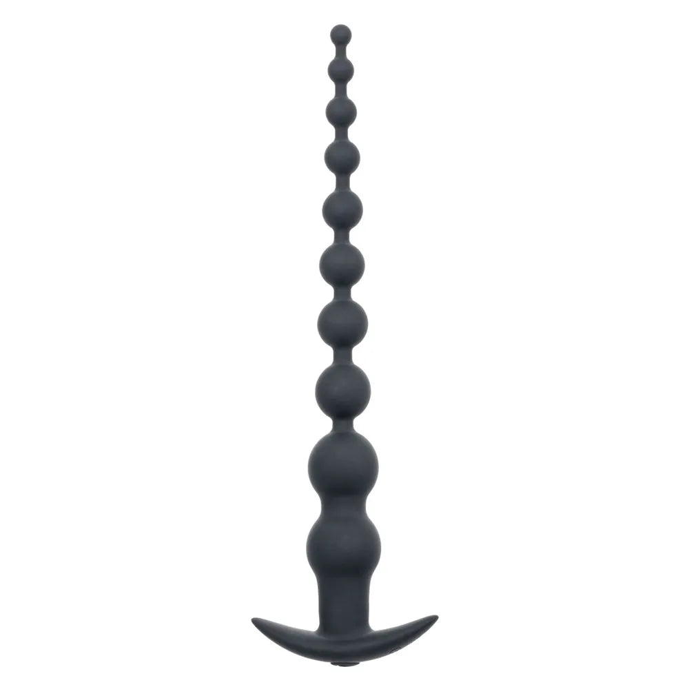 Rechargeable X-10 Power Beads (Black) – Extended Length Anal Beads > Anal Range > Anal Beads