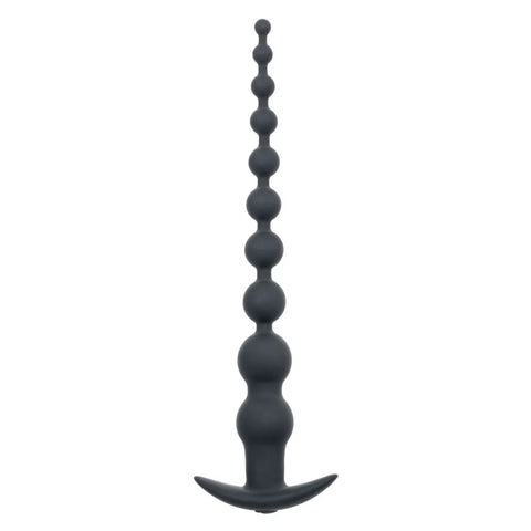 Rechargeable X-10 Power Beads (Black) – Extended Length Anal Beads > Anal Range > Anal Beads