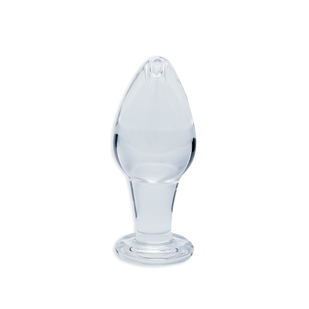 Utopian Bud Glass Butt Plug – Handcrafted 3.5 Inch Borosilicate Glass Plug Secondary image