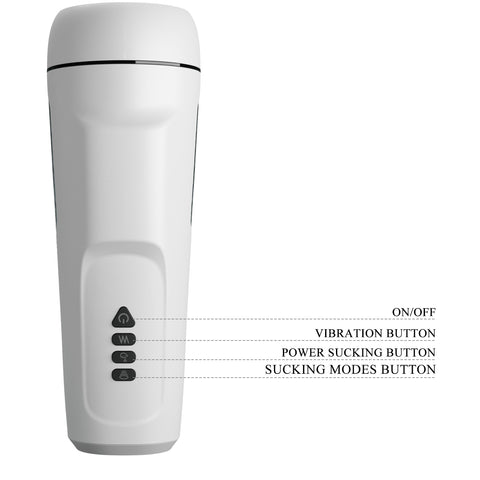 Sienna Rechargeable Masturbator – 3 Suction Settings and 12 Vibration Modes Masturbator > Sex Toys For Men > Masturbators Premium