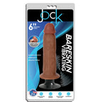 JOCK 6 Inch Bareskin Vibrating Dong No Balls Latte with Suction Cup > Vibrators > Realistic Vibrators
